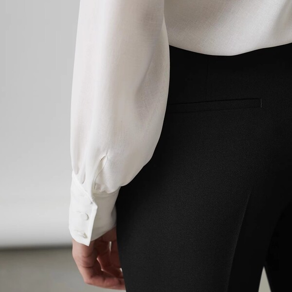 Womens Elegant Silk Blouse