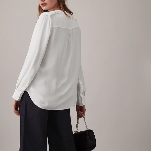 Womens Elegant Silk Blouse
