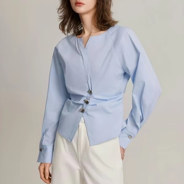 Fashion Womens V Neck Casual Shirt