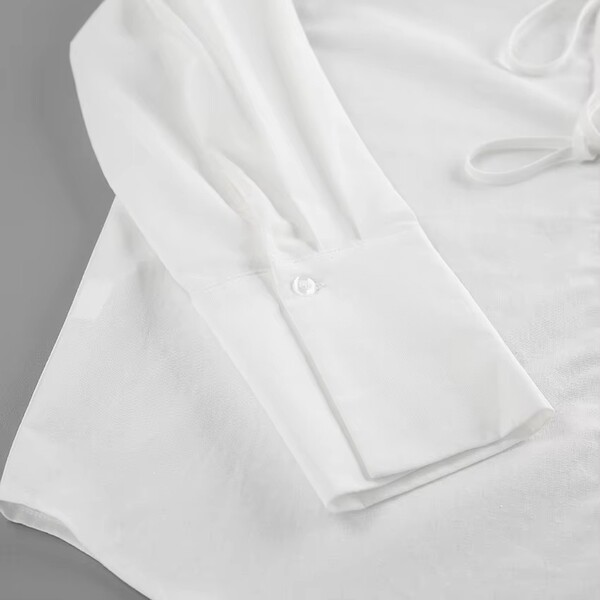 Wholesale 2 Pcs of Womens Fall Fashion Tie Shirt