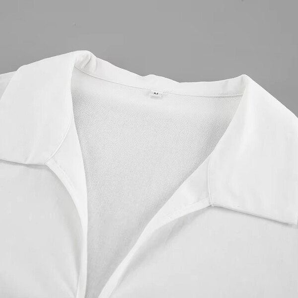 Wholesale 2 Pcs of Womens Fall Fashion Tie Shirt