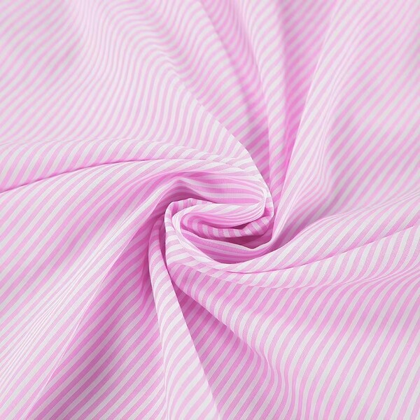 Ladylike Elegant Pink Striped Shirt