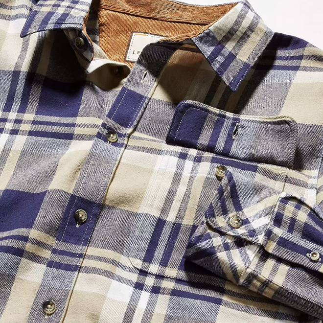 Wholesale 2 Pcs of High Quality Long Sleeve Plaid Autumn Casual Flannel Men Shirts