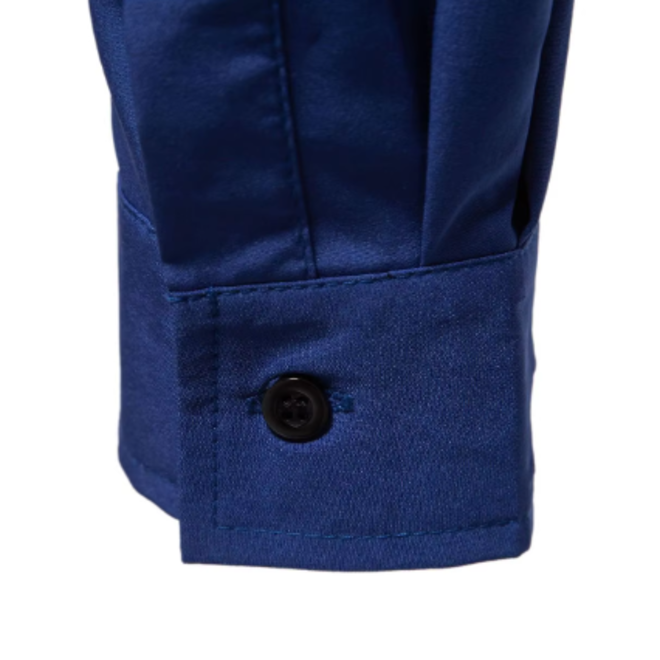 Mens Casual Long Sleeve Basic Shirt