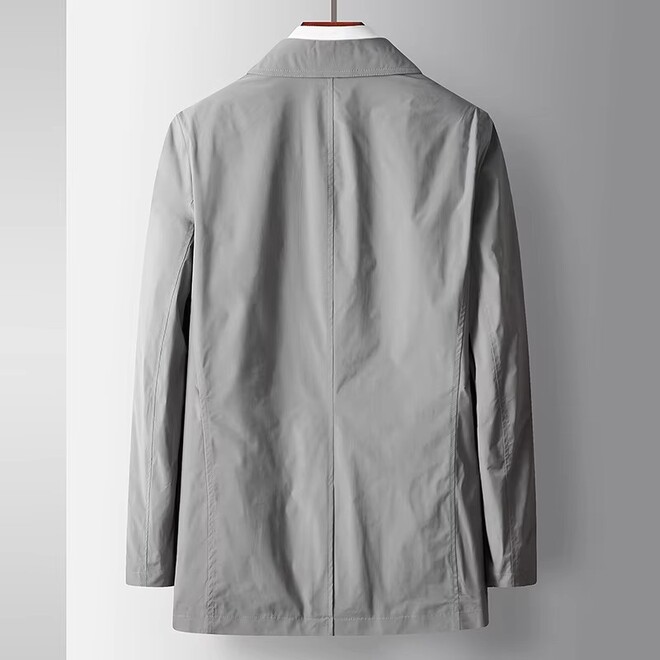 Wholesale 2 Pcs of Autumn New Business Mens Slim Fit Trench Coat