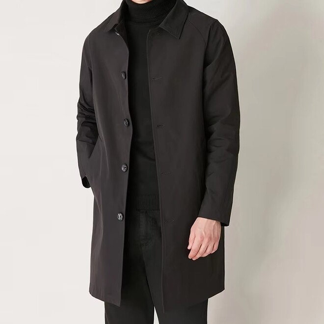 Mens Polyester Trench Coat