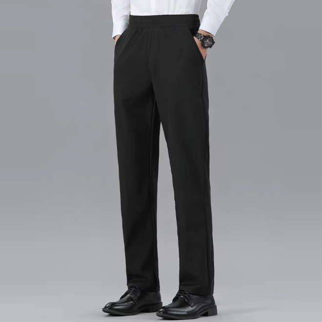 Wholesale 2 Prs of Autumn High Quality Slim Fit Straight Leg Formal Pants