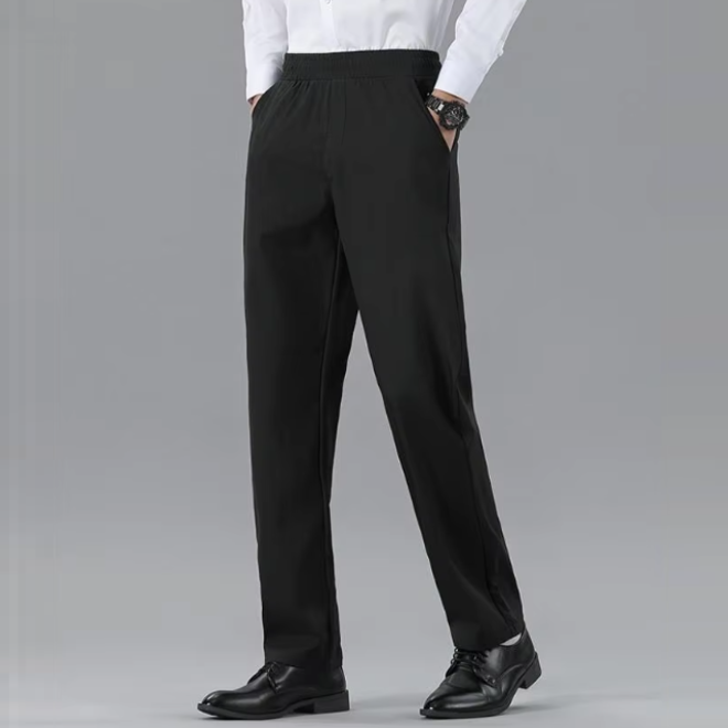 Wholesale 2 Prs of Autumn High Quality Slim Fit Straight Leg Formal Pants