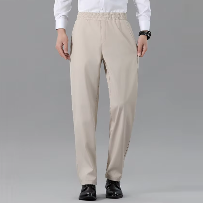 Wholesale 2 Prs of Autumn High Quality Slim Fit Straight Leg Formal Pants