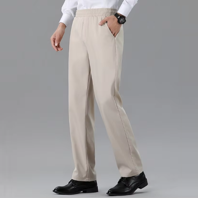 Wholesale 2 Prs of Autumn High Quality Slim Fit Straight Leg Formal Pants