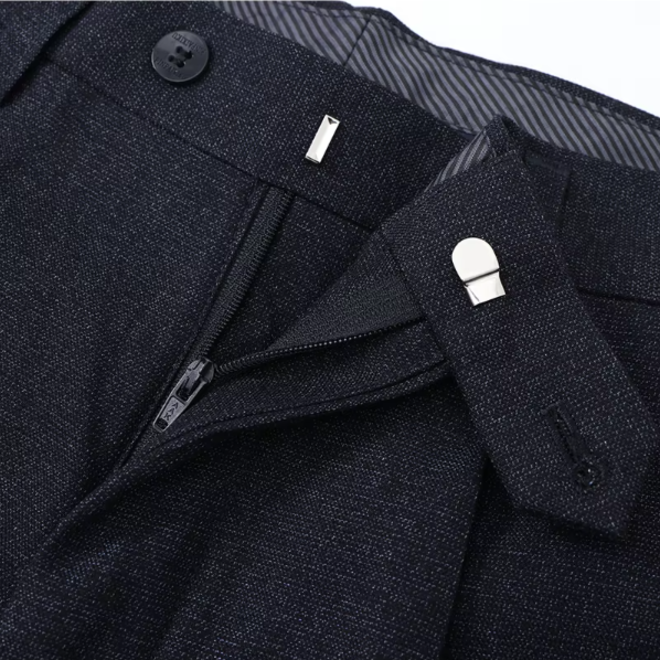 Autumn Loose Straight Non Iron Single Pleat Dress Pants