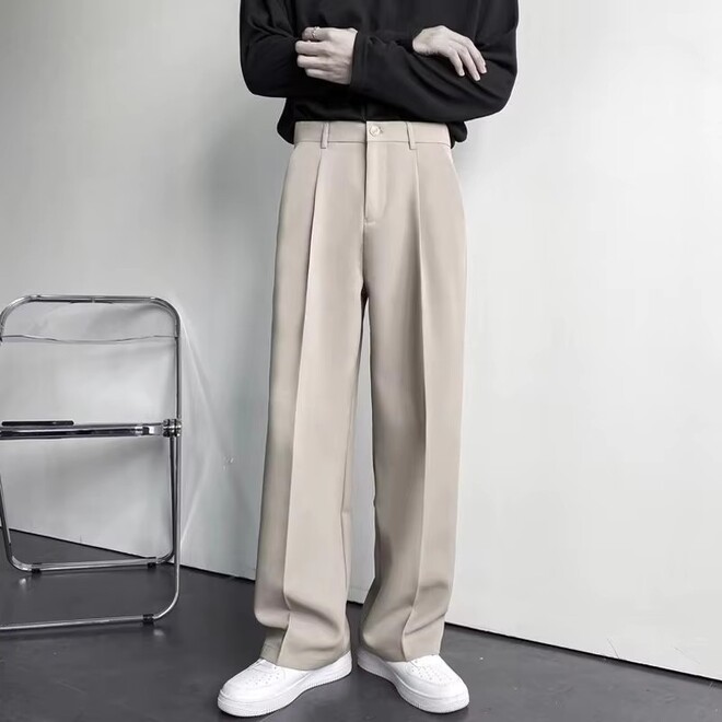 Korean Style Mens Suit Pants