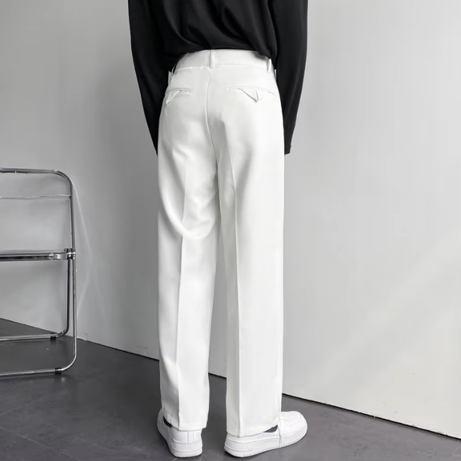Korean Style Mens Suit Pants