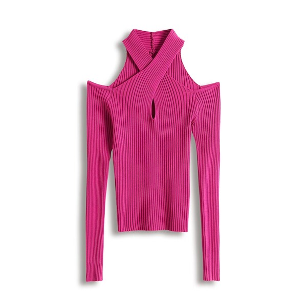 Womens Strapless Sexy Knit Top